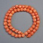 Mashan Nephrite Beads - Faceted Cubes, diameter 7x7 mm, length 37 cm