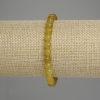 Yellow Quartz Bracelet with Faceted Beads 6mm +/-, Length 18 cm