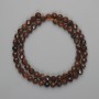 Goshenite Beads, Faceted Round 6mm, On Thread