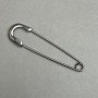 Brooch-pin 20×77 mm, dark steel color