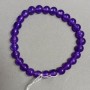 Amethyst bracelet, length 18 cm ± stretch