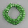 Cube Jade Beads, 8–9 mm diameter, 39 cm length ±